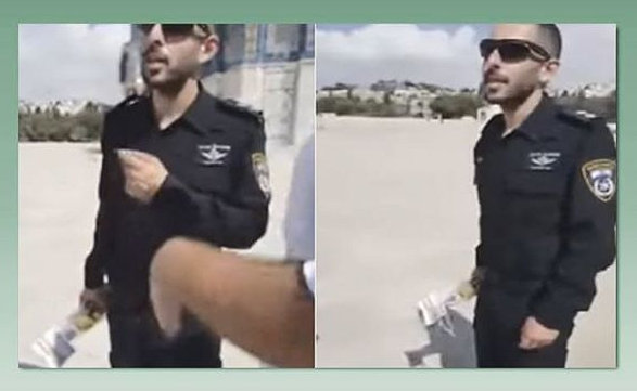 «Ізраїльський» офіцер розгулював у дворах Аль-Акси з пляшкою спиртного
