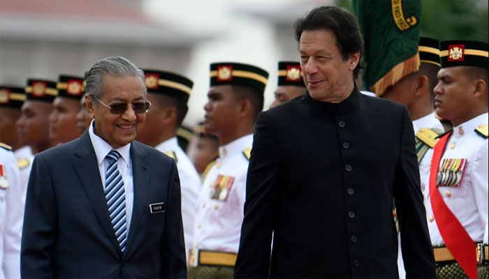 Прем’єр-міністр Малайзії Махатхір Мохамад під час візиту у Пакистан