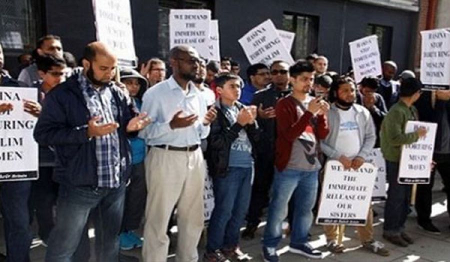 В Британии прошла демонстрация против антиисламской политики Хасины