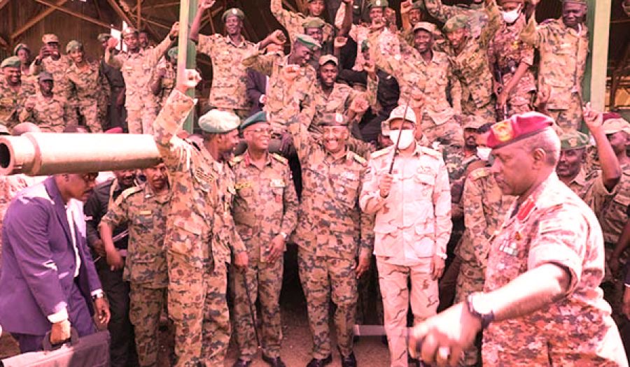 Новини про спробу державного перевороту в Судані і ліквідації протестуючих офіцерів